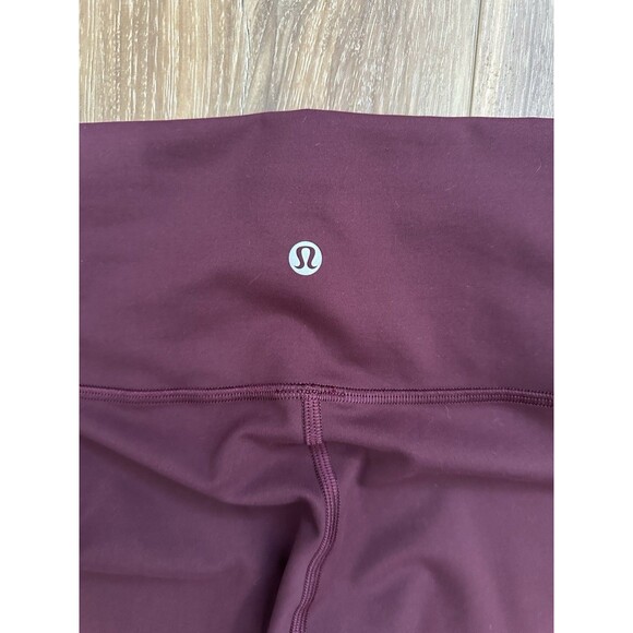 Lululemon Wunder Train High-Rise Tight 25" Red Merlot SIZE 4 soft LW5CQDS - Picture 5 of 5